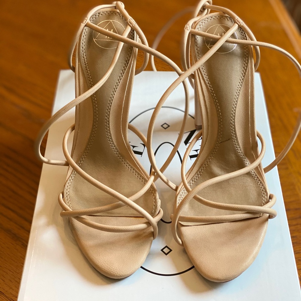 Strapped heels
